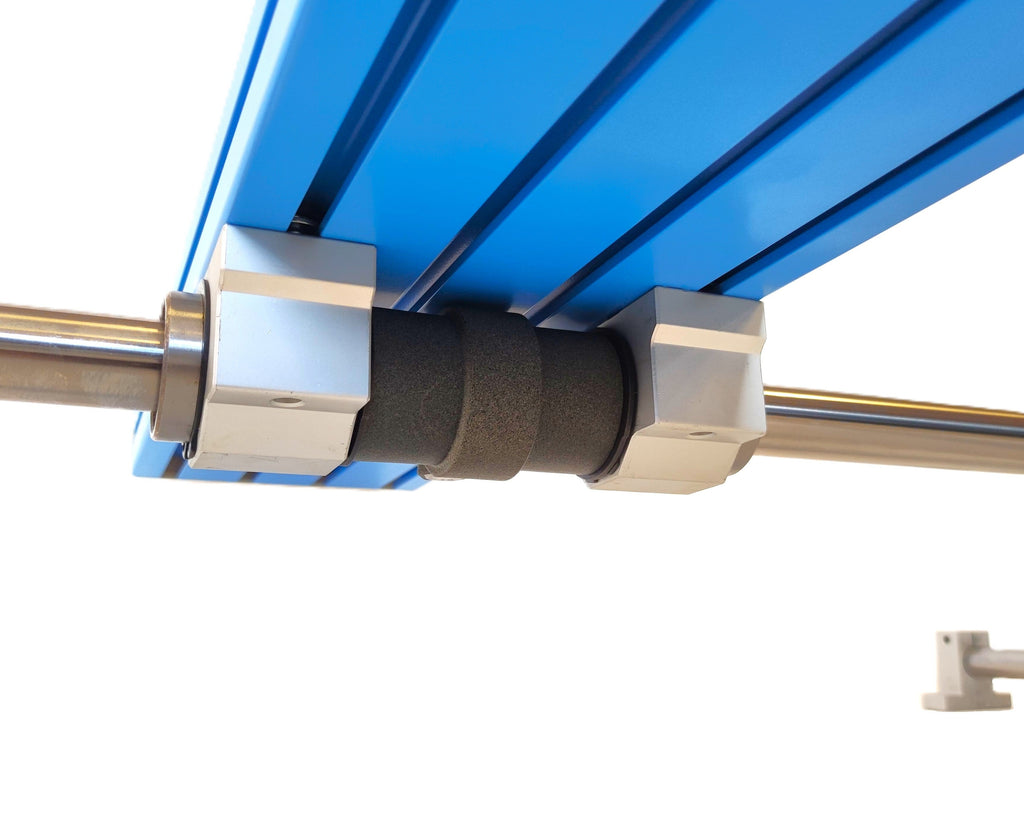 Duplicator X axis carriage dust cover with brake detail view