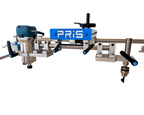 Duplicator handle and spindle front view